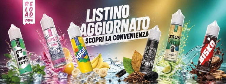 Aggiornamento Prezzi Reload Vape